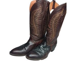 Ferrini  Men's Teju Lizard Cowboy Boots Size 9
